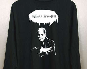 Classic Horror Long Sleeve T-Shirt | Gothic Nu goth Universal monsters Pop surrealism Pastel goth clothing Lowbrow | Phrustrated Phantom