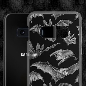 Gothic Samsung Galaxy S10 S20 ultra plus Case Witchy Pastel goth Dark grunge Tumblr aesthetic Halloween Vampire Bat Release the Bats image 1