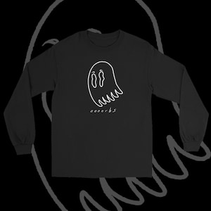 Gothic Long Sleeve T-Shirt | Ghosts Paranormal Pastel goth Creepy cute Halloween Spooky Spoopy Tumblr Aesthetic Clothing | Ooooorbs