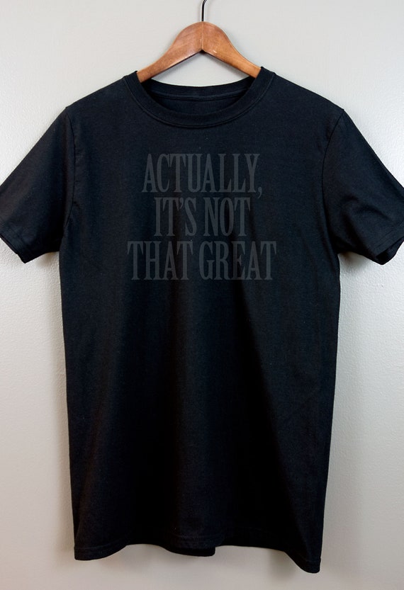 Black on black shirt sales