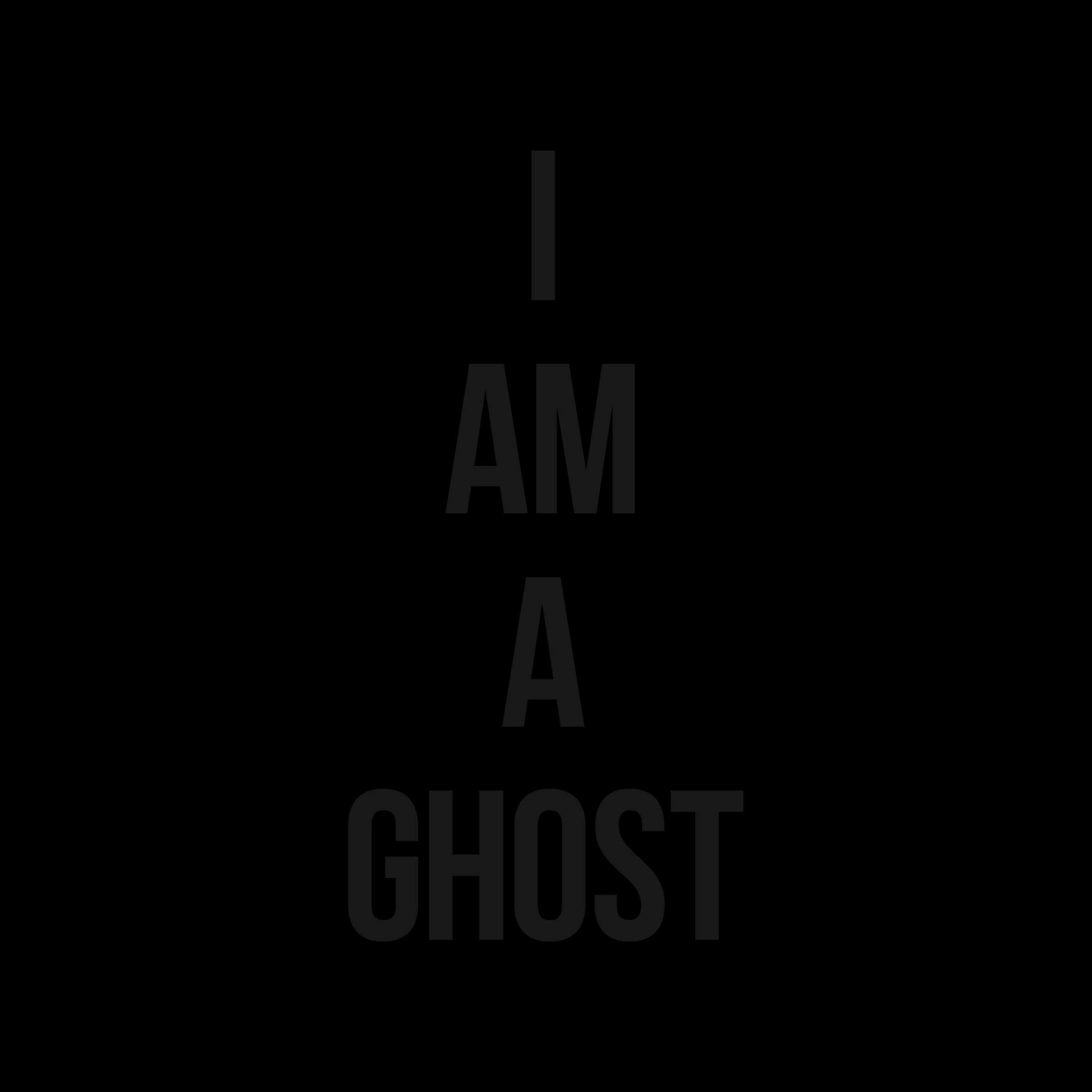 Discover Black on black Short-Sleeve T Shirt | Gothic Nu goth All Black Everything Emo clothing Soft grunge Murdered out | I Am A Ghost