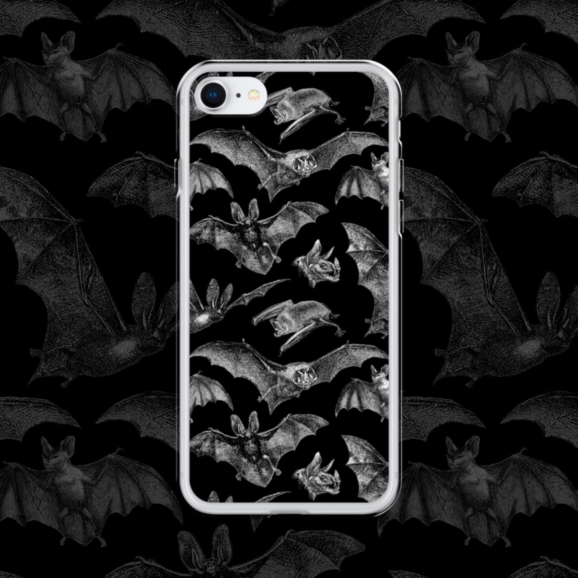 Gothic iPhone 7 8 11 12 13 14 pro plus SE X XS Max XR case | Witchy Pastel goth Dark grunge Tumblr aesthetic Halloween | Release the Bats