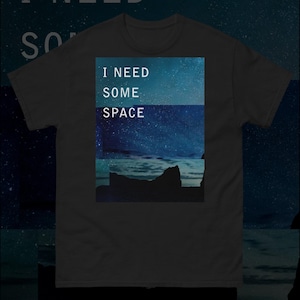 Vaporwave Short-Sleeve T Shirt | Cyberpunk Aesthetic clothing Glitch art Soft grunge Pastel goth 90s Retro Tumblr | I Need Some Space