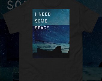Vaporwave T-Shirt: Cyberpunk Glitch Art - Soft Cotton Unisex | I Need Some Space