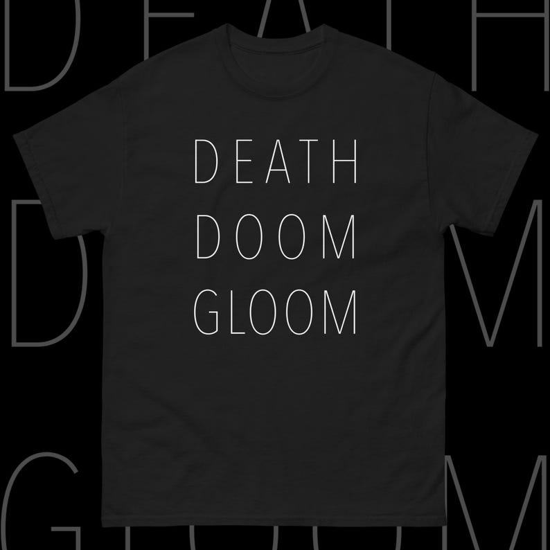 Nu Goth Gothic Tee - Soft Grunge, Unisex Sizes S-XL | Death Doom Gloom image 1