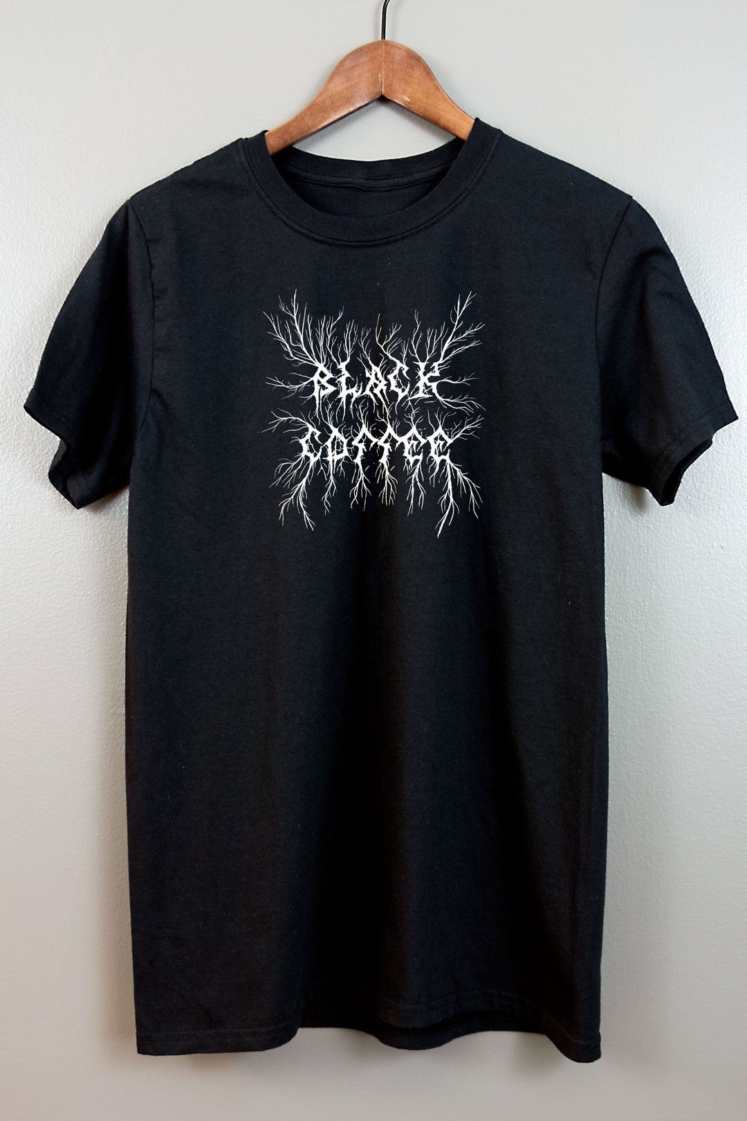 Black Metal Short-sleeve T Shirt Gothic Clothing Nu Goth - Etsy