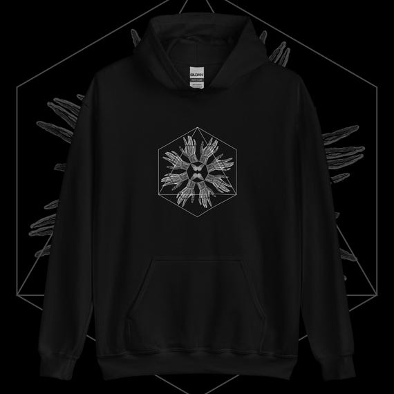 Gothic Witchy Hoodie Sweatshirt - Cozy Cotton Blend | Hydra I Am