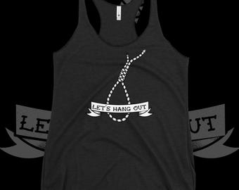 Pastelkleurige gothic-tanktop met racerback: tattoo-flitsprint, S-XL | Laten we afspreken