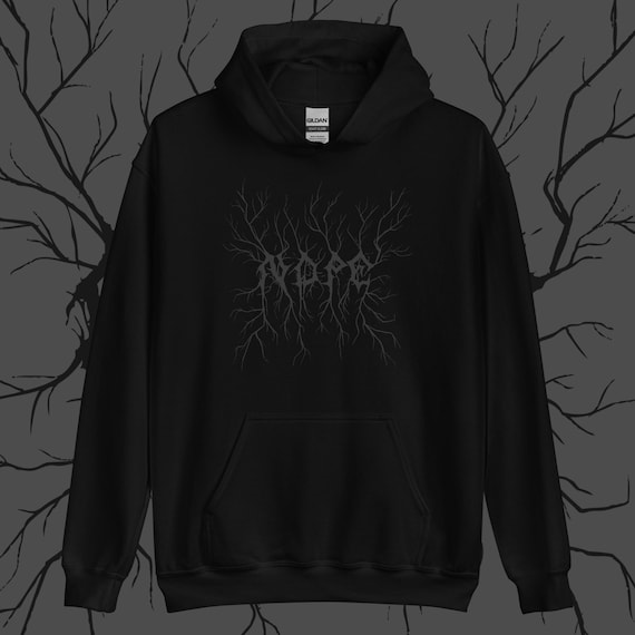 All Black Hoodie: Nu Goth and Gothic Style (Soft, Cozy Fit) | Nope