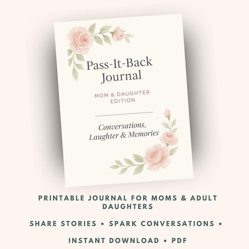 Mother and Adult Daughter Connection Journal: Guided Keepsake, Letter ...
