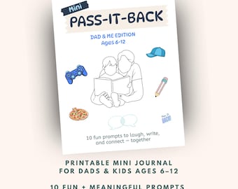 Dagboek vader en kind: gedeelde prompts, stemmingstracker (6-12 jaar) (pdf-download)