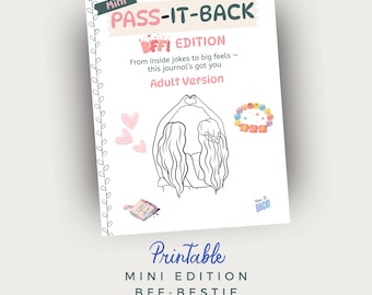 BFF-vriendschapsdagboek: pass-it-back-prompts voor besties (pdf)