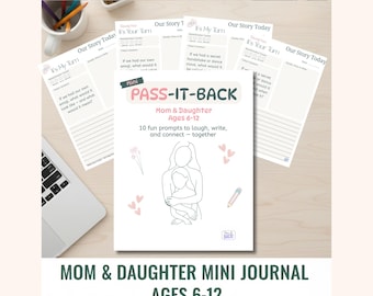 Mini afdrukbaar moeder-dochterdagboek: leuke aanwijzingen voor verbinding (6-12 jaar) (pdf-download)