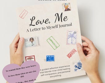 Love, Me - zelfreflectiedagboek: innerlijke kindgenezing (afdrukbaar)