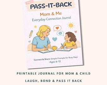 Mini Pass-It-Back Mom & Me Everyday Connection Journal Afdrukbare pdf