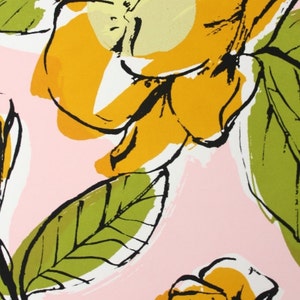 Magnolia Print Pink limited edition screen print image 2