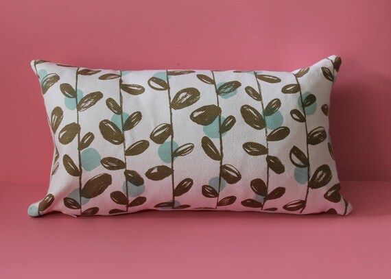 Vines Lumbar Pillow Blue On Sale Etsy