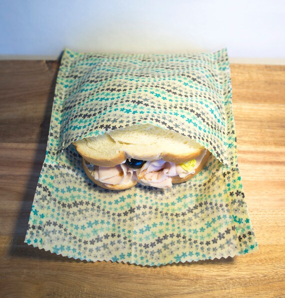 beeswax wrap sandwich bag