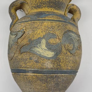 Vintage Small Terracotta Amphora Vase