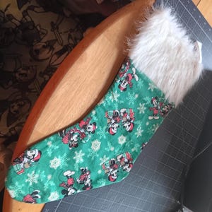 Mickey and Minnie Mouse Christmas stocking - FREE SHIPPING