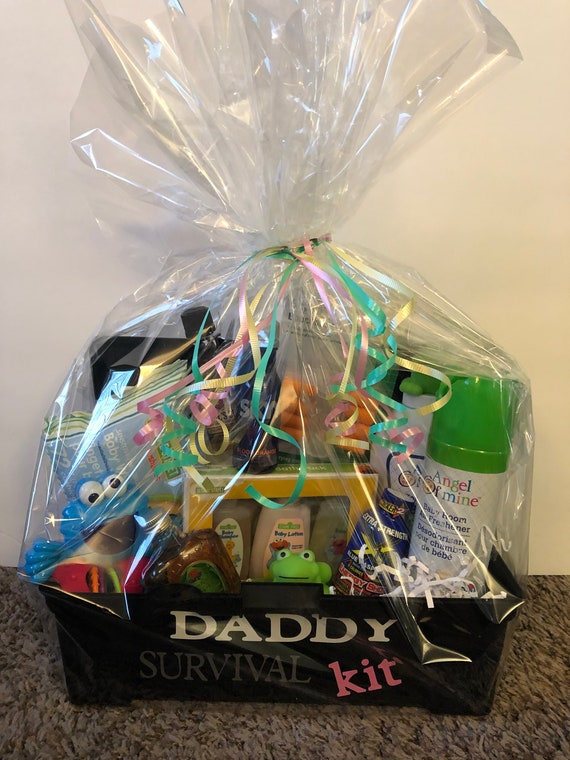 New Dad Survival Tool Kit Gift Basket Etsy