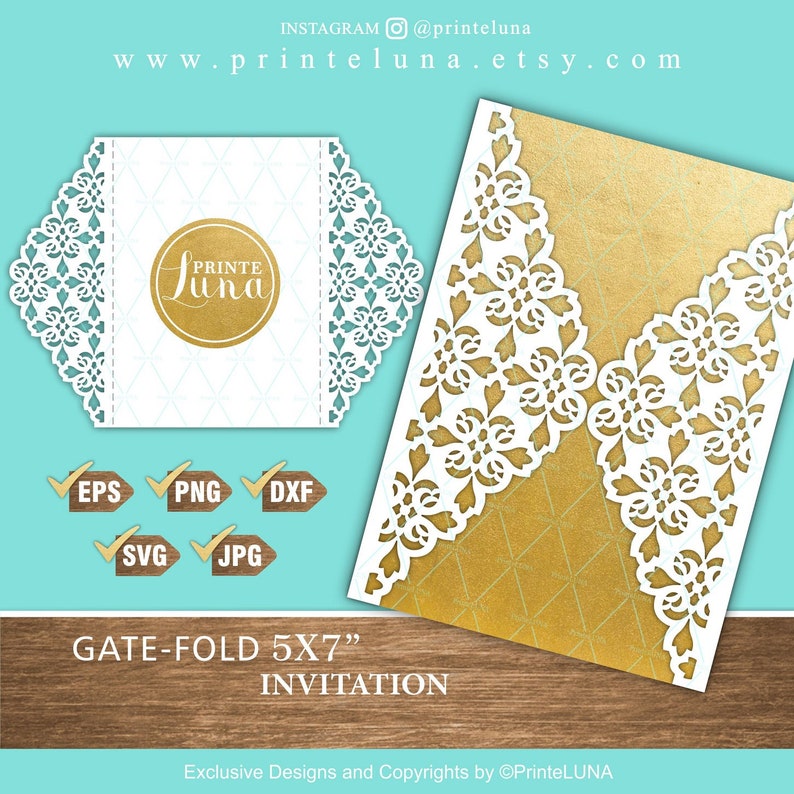 Free Free 320 Gate Fold Template Free Wedding Invitation Svg Files For Cricut SVG PNG EPS DXF File