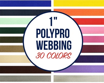 1" Polypropylene Webbing 100 Yd. Roll