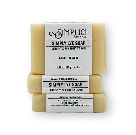 Simply Lye Soap Bulk Box: Natural, Smooth, Sensitive Skin