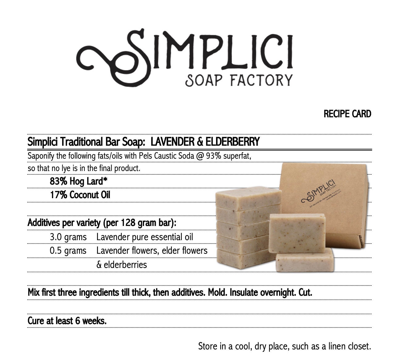 Simplici Natural Soaps ALL VARIETIES with Bulk Discounts