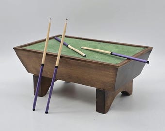 1/12 Scale Dollhouse Miniature Pool Cues- Metallic Purple