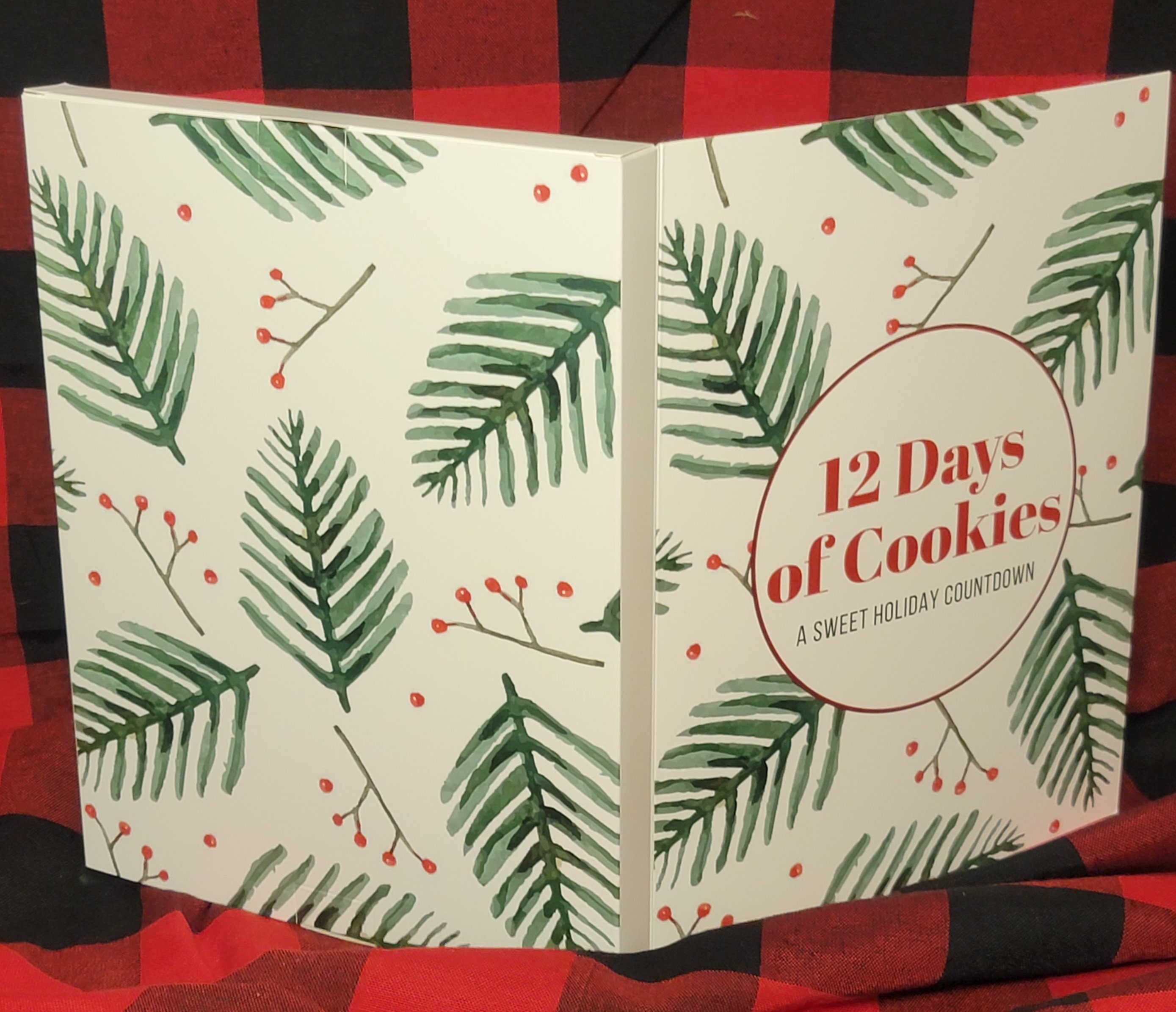 12 days of cookies fillable advent calendar set of 10 empty etsy