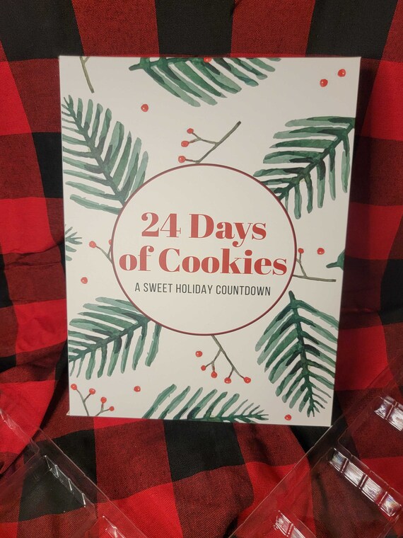 24 Days of Cookies Fillable Advent Calendar set of 15 Empty Etsy