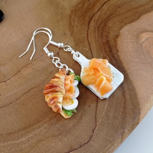 Charcuterie Board Earrings,Food Earrings,Miniature Food Earrings,polymer clay Earrings,original gift  Earrings,asimmetric earrings,handmade