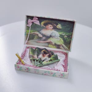 1/12 scale, dollhouse, box with fan, handmade miniatures, 1:12 scale fan