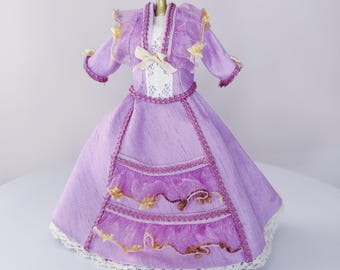 1:12 scale, dollhouse, dress form with dress, 1/12 doll clothes, display dress form with dress, miniature dress form,  Display Piece