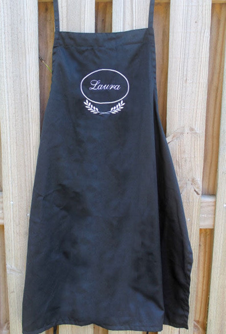 embroidered custom apron Unisex personalized custom apron women apron woman gift monogram apron men apron chef gift baking apron