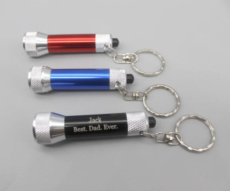 Father's Day gift Laser engraved flashlight/keychain dad Etsy