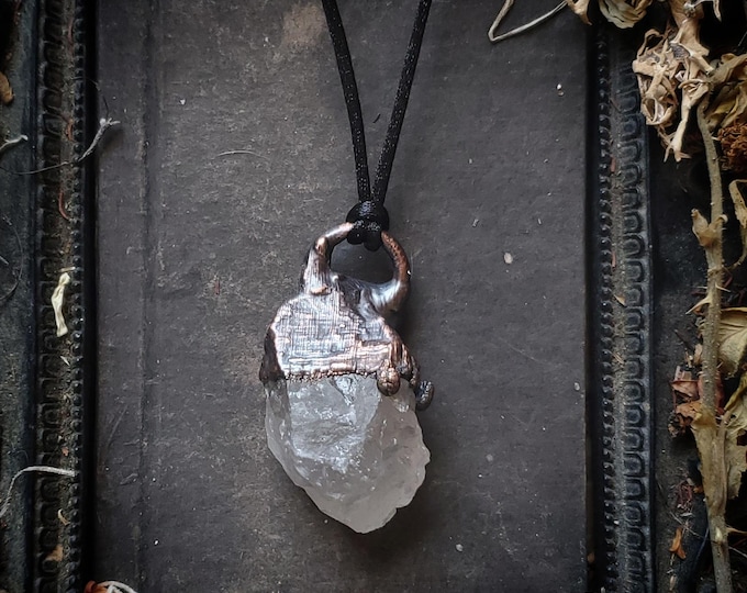 Ethically Sourced Smokey Quartz Statement Necklace