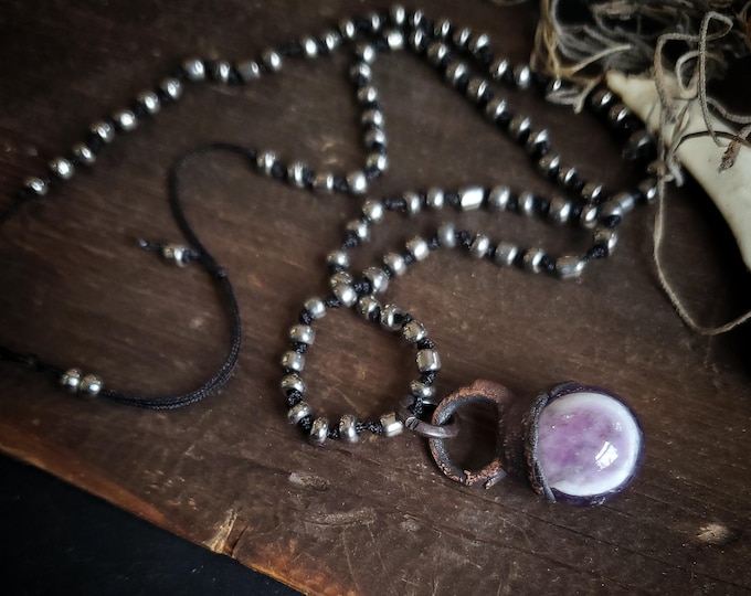 Amethyst Oracle Beaded Necklace