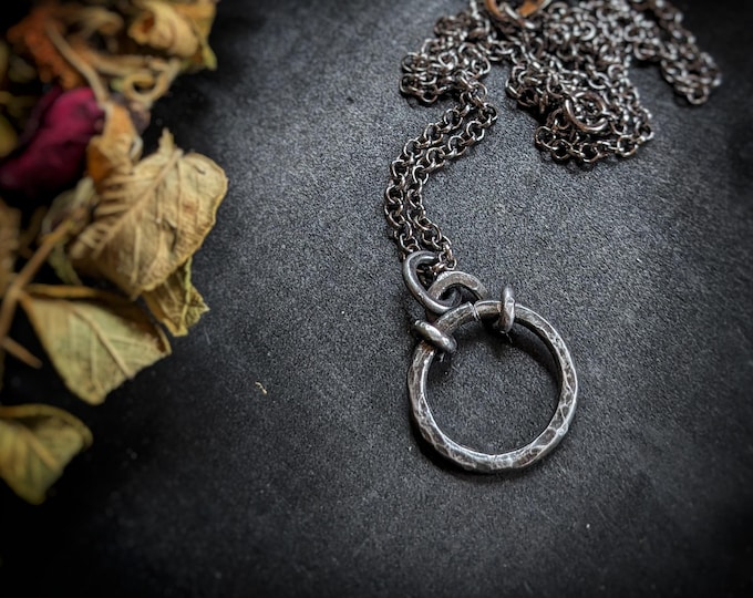 Ouroboros Charm Necklace
