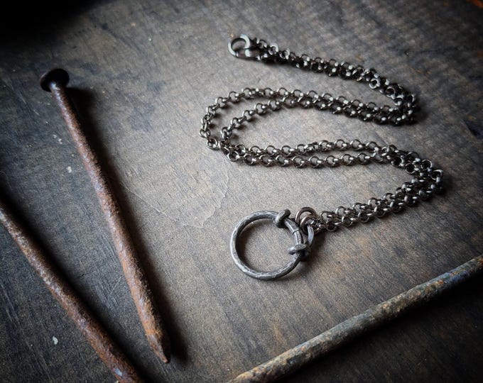 Ouroboros Charm Necklace