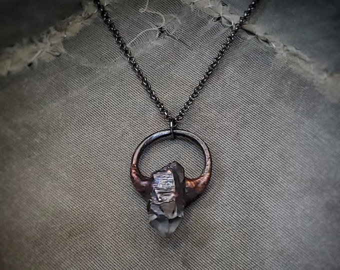 Electroformed Quartz Necklace