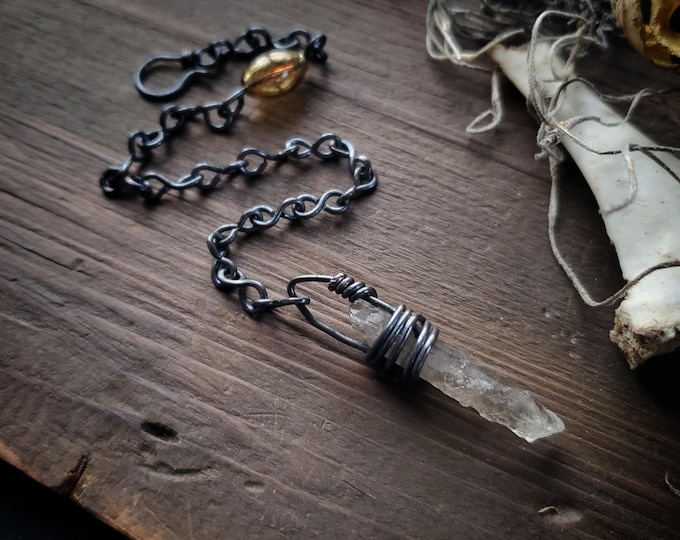 Smokey Quartz Point Bracelet