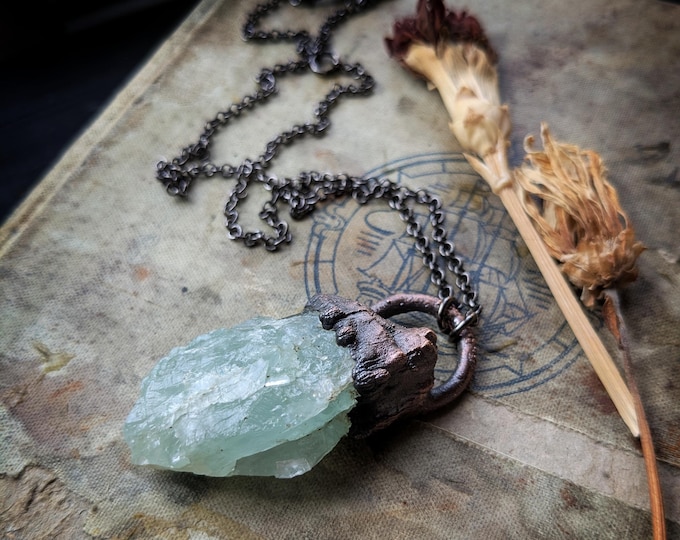 Electroformed Fluorite Necklace
