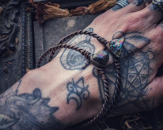 Titanium Plated Quartz Bangles