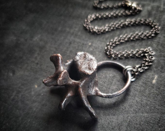 Electroformed Vertebrae Necklace