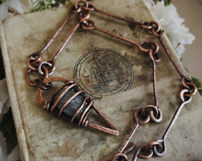 Labradorite Statement Necklace