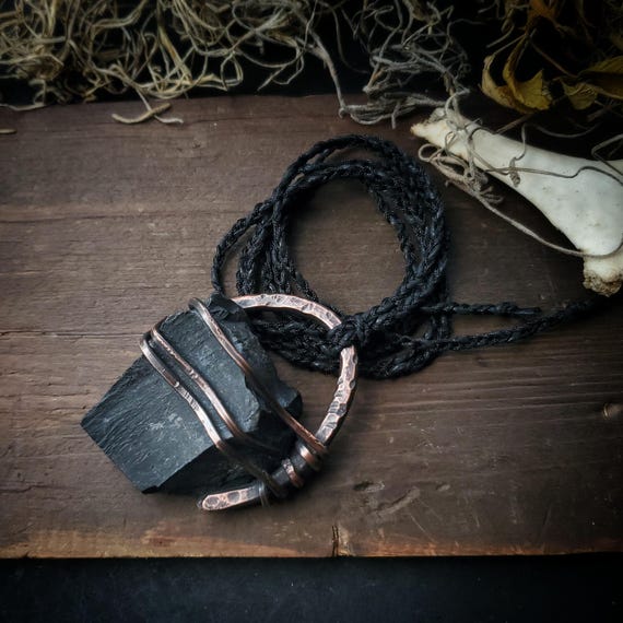 Raw Black Onyx Statement Necklace