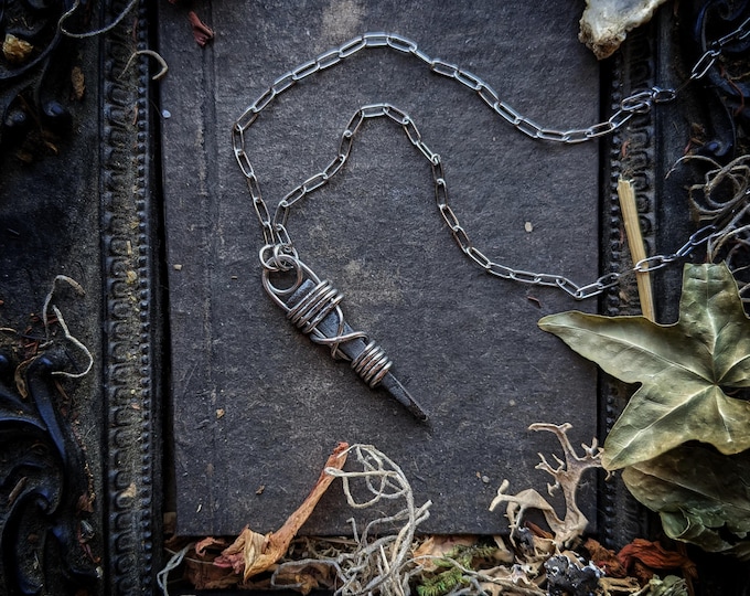 Stainless Steel Witch Nail Necklace