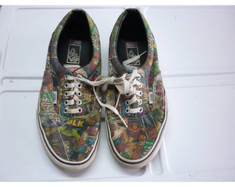 Korst Kent voorbeeld 2013 Journey's Exclusive MARVEL Edition VANS Skate Shoes M - Etsy Finland